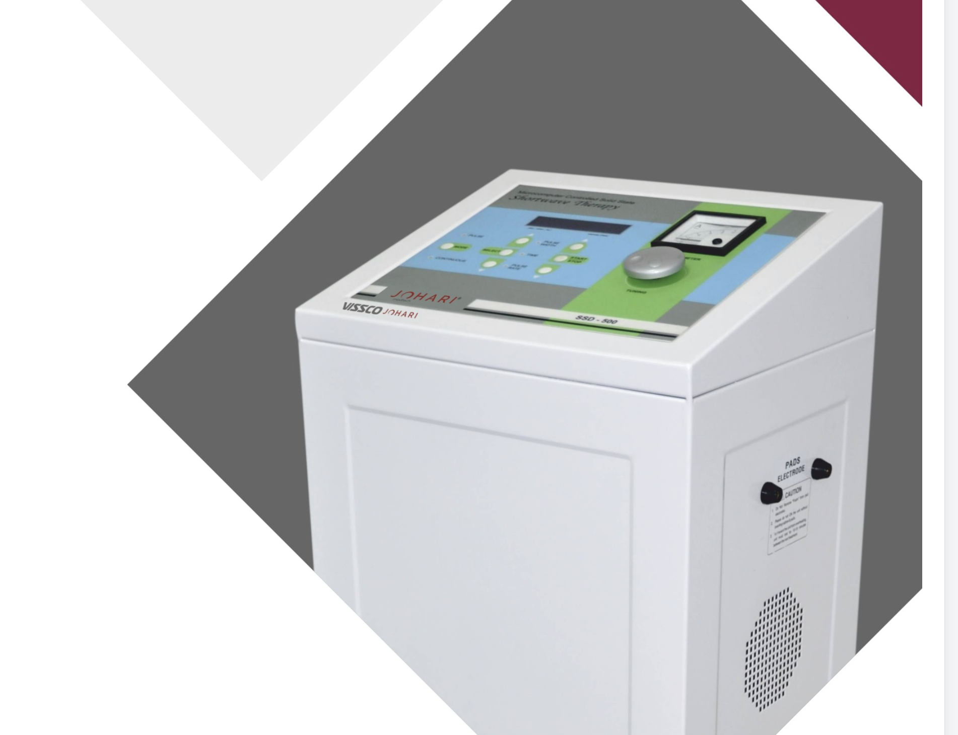 Why Choose SSD-500 (Shortwave Diathermy) ?